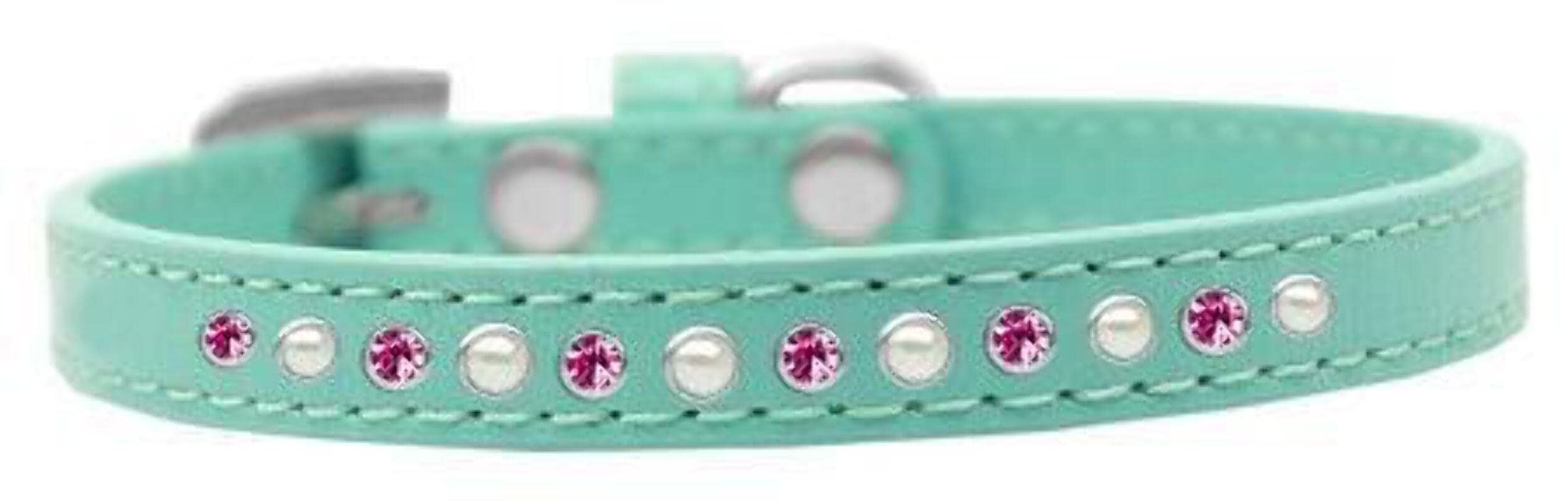 Pearl & Crystal Dog Collar - Fashion Pet Accessory for Puppies
