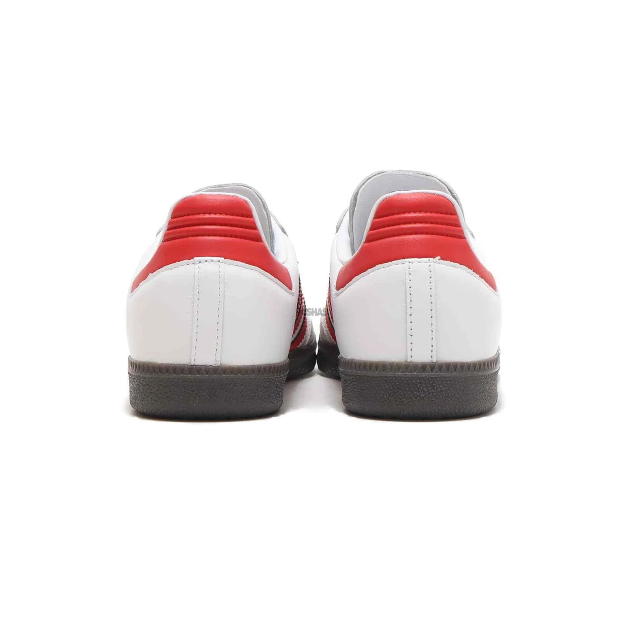 Adidas Samba OG Sneakers 2023 - White & Better Scarlet - Classic Casual Shoes for Men & Women - Perfect for Streetwear, Gym, and Everyday Fashion