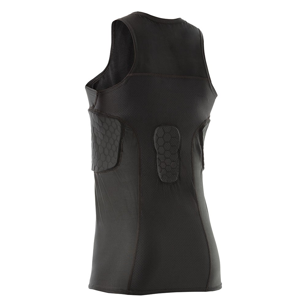 HEX® Basketball Tank Top with 3-Pad Protection - Breathable & Lightweight for Men & Women - Perfect for Training, Games & Outdoor Sports