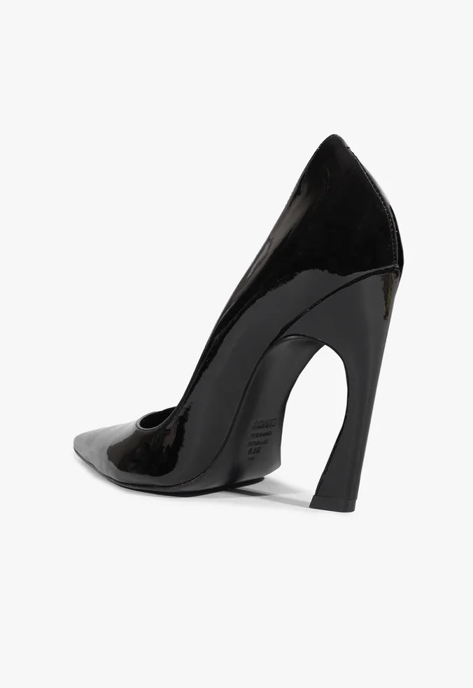 Lexi High Heel Pump Shoes for Women - Elegant Sculptural Black Pumps for Office, Party & Evening Wear - Comfortable Stiletto Heels