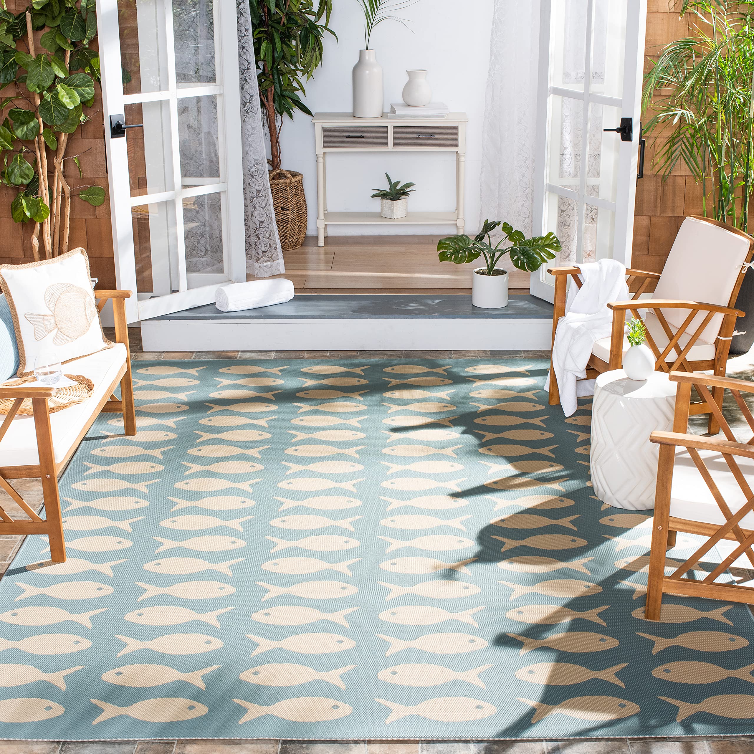 SAFAVIEH Courtyard Collection 6'7