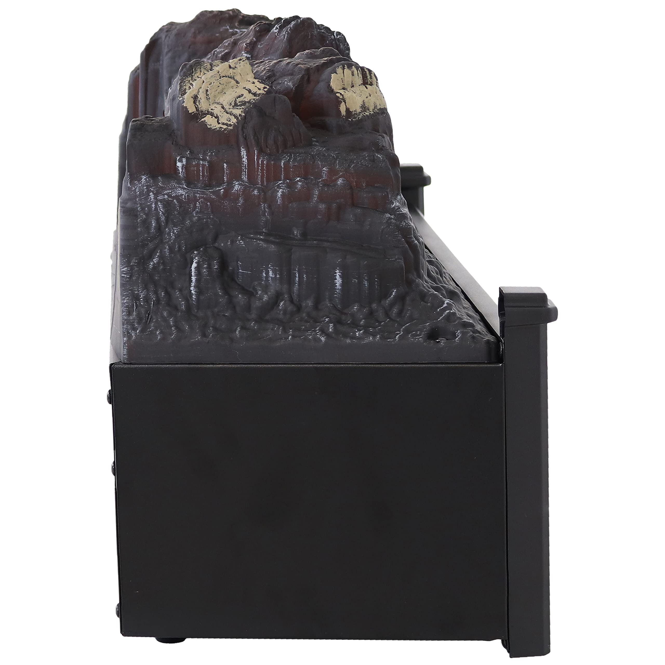 Sunnydaze Electric Fireplace Insert Heater with Realistic Heated Logs - 1500W Indoor Fireplace Heater - Polypropylene Construction - Perfect for Living Room, Bedroom & Office Warming
