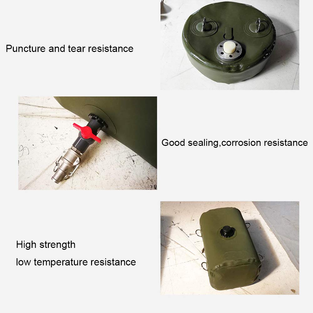 Collapsible Large-Capacity Oil Bag Gasoline Container - Portable Fuel Tank for Gasoline, Diesel & Water Storage - Durable Outdoor Liquid Storage Solution for Camping, Emergency & RV Use