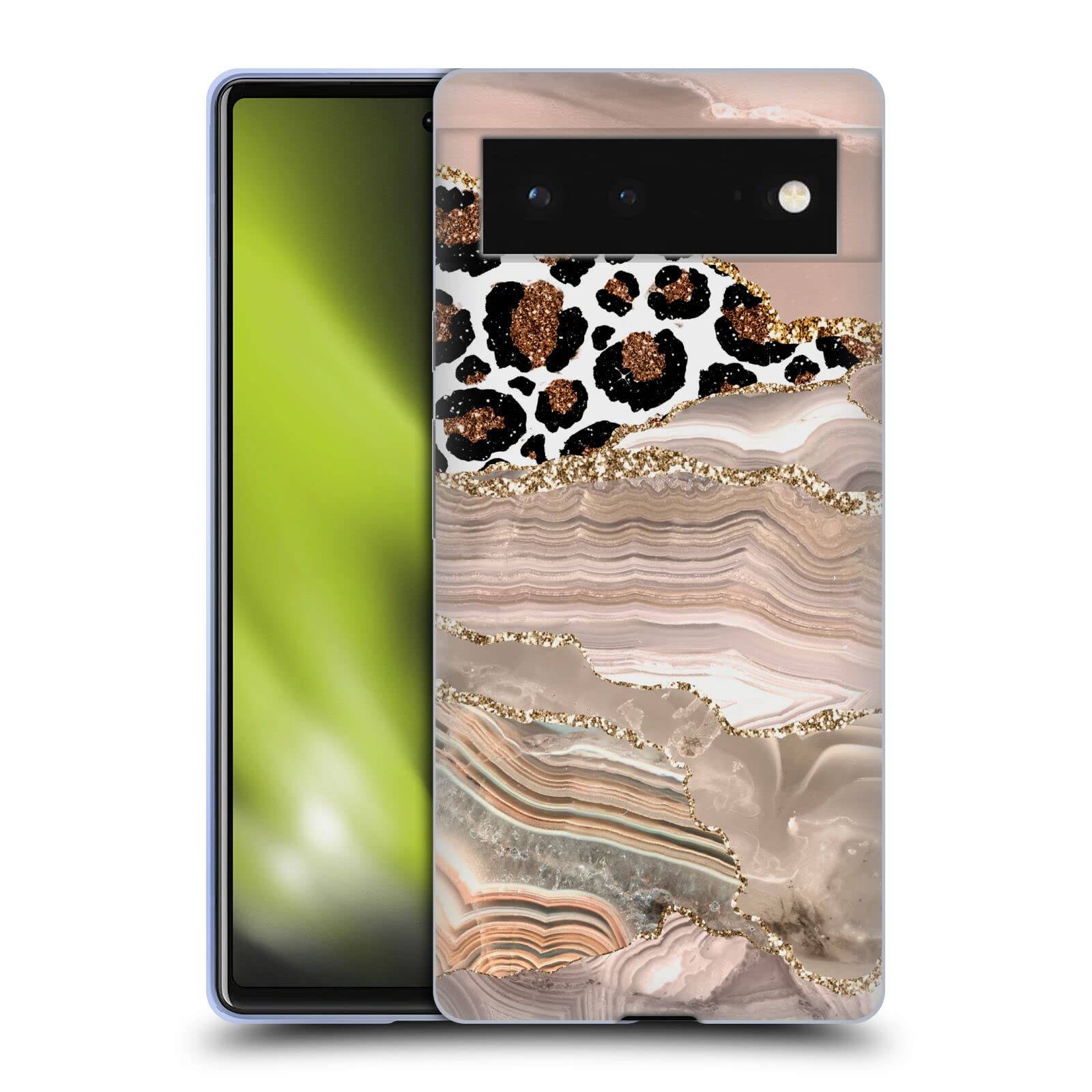 UtArt Cheetah Gel Case for Google Pixel 6 - Stylish Wild Cat Design for Daily Use