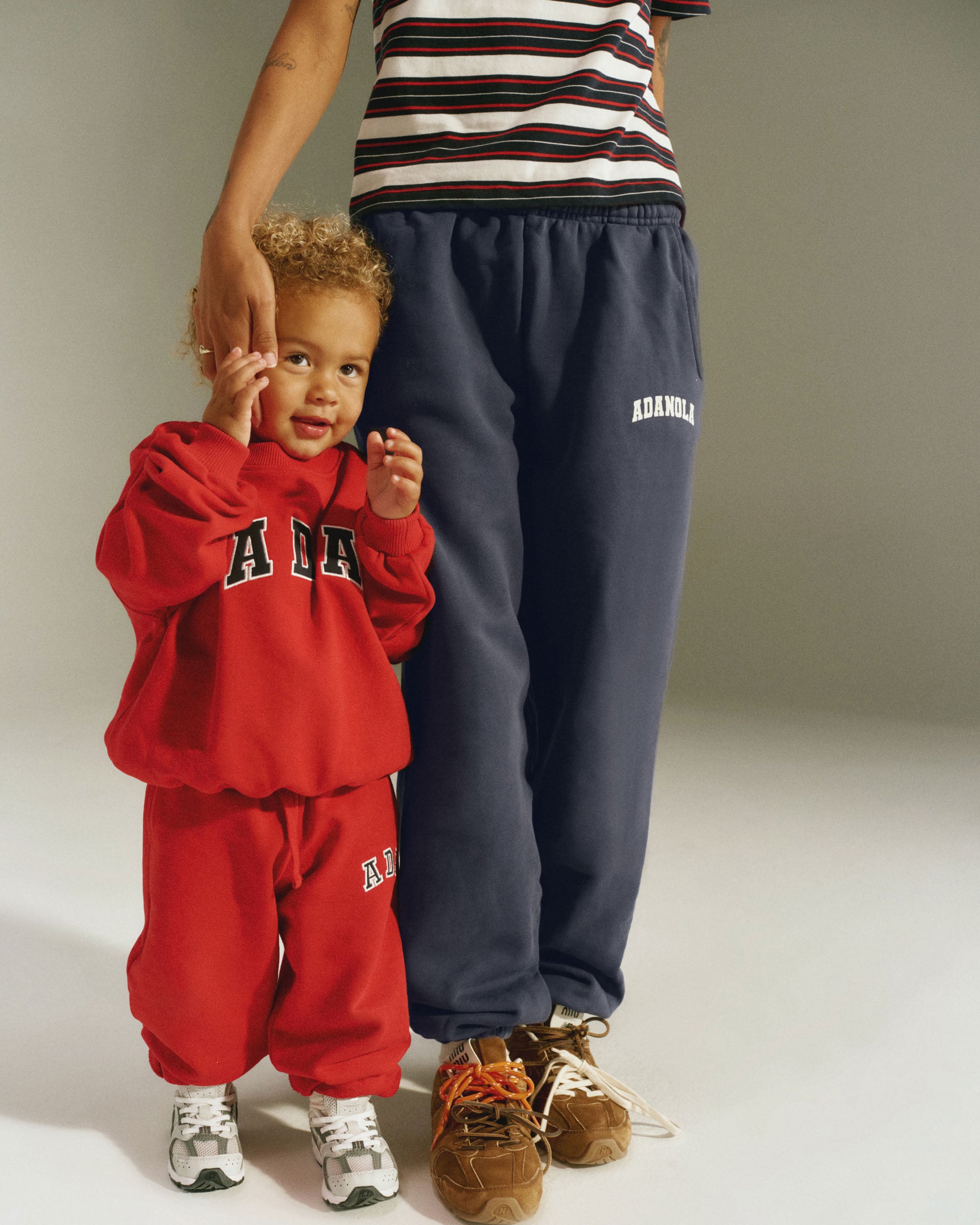 Mini ADA Sweatpants for Women - Classic Red Joggers | Comfortable Lounge Pants for Yoga, Running & Casual Wear