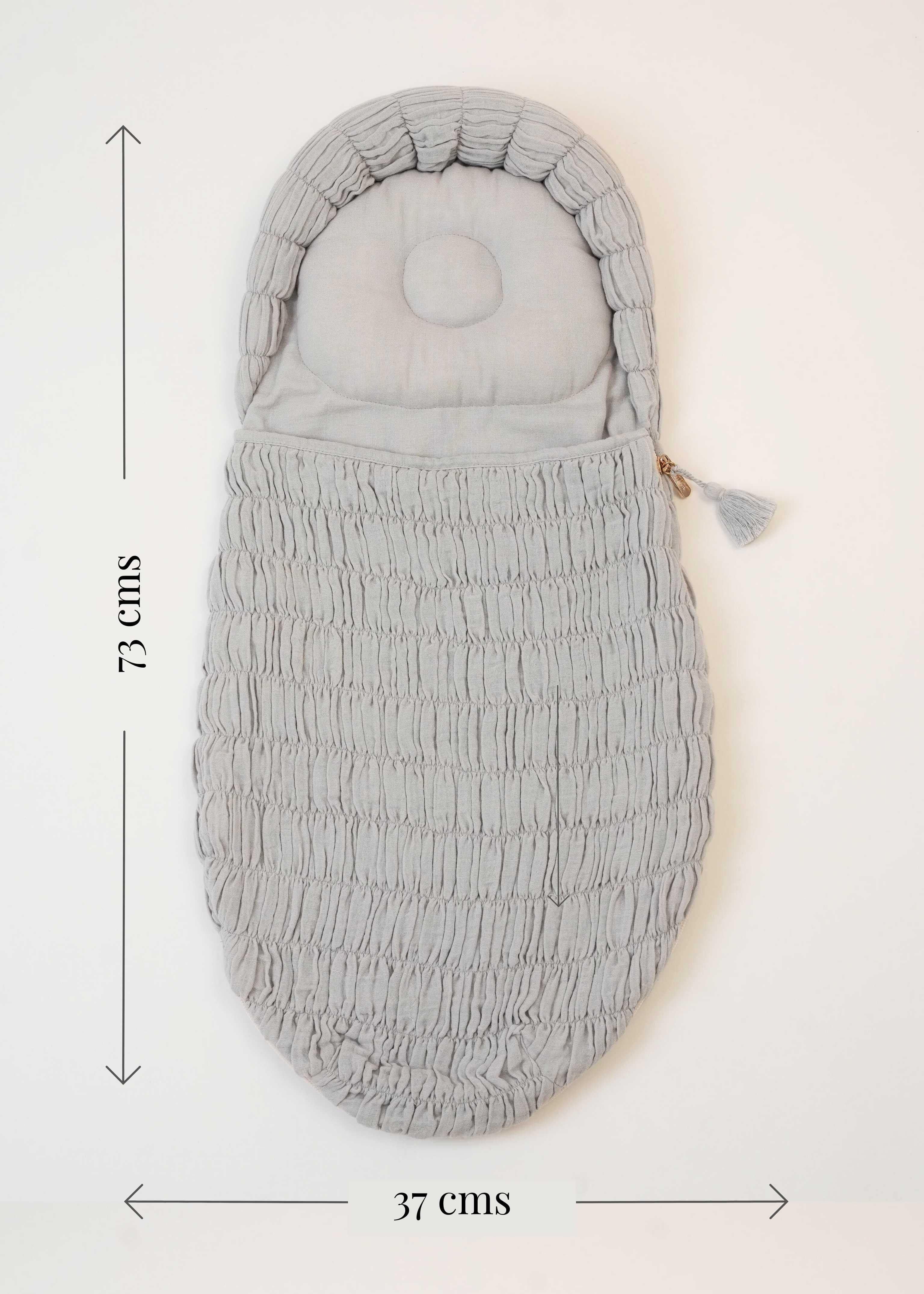 Blue Crescent Sleeping Bag - Lightweight & Comfortable for Camping, Hiking & Outdoor Adventures