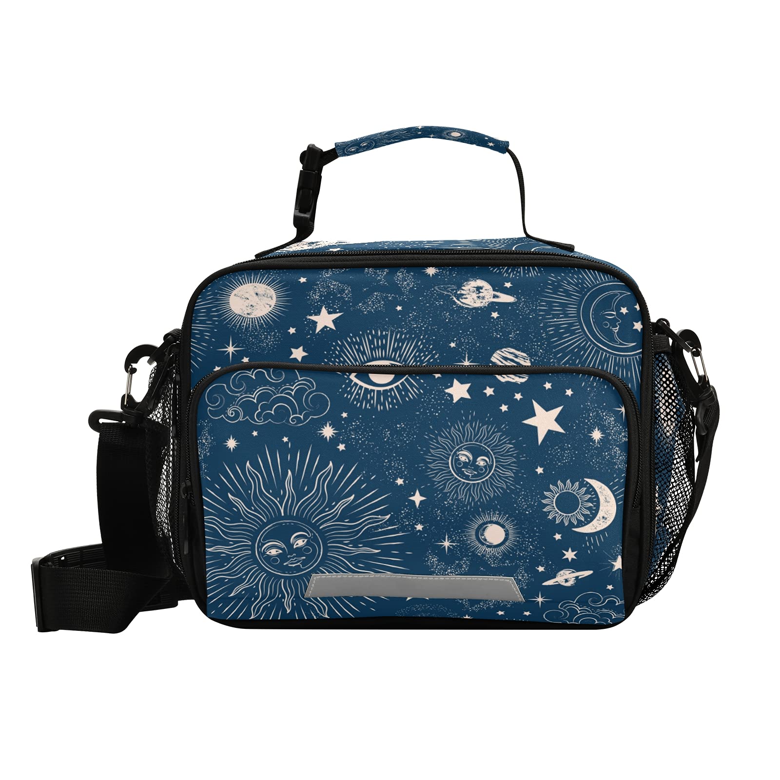 Galaxy Constellation Insulated Lunch Box for Women & Men - Leakproof Cooler Bag for School, Work, Picnic & Travel - Reusable Lunch Tote with Adjustable Shoulder Strap - Perfect for Students, Office & Outdoor Activities