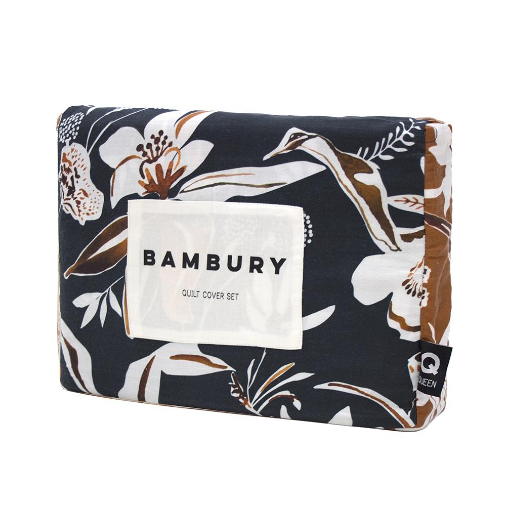 Kennedy Quilt Cover Set by Bambury - Premium Cotton Bedding for Cozy Nights | Perfect for Master Bedrooms, Guest Rooms & Dorm Decor