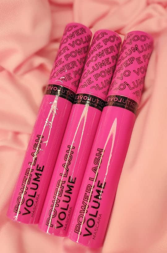 Makeup Revolution Power Lash Volume Mascara - Lengthening & Volumizing Mascara for Dramatic Lashes | Cruelty-Free & Vegan | Perfect for Night Out, Date Night, or Special Occasions