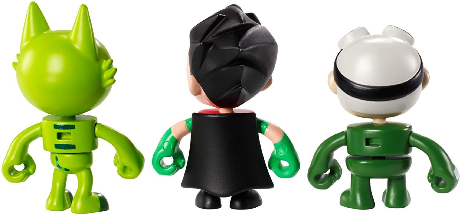 DC Comics Teen Titans GO! Mini Figures 3-Pack - Collectible Action Figures for Kids & Adults - Perfect for Display, Gifts & Playtime Scenes