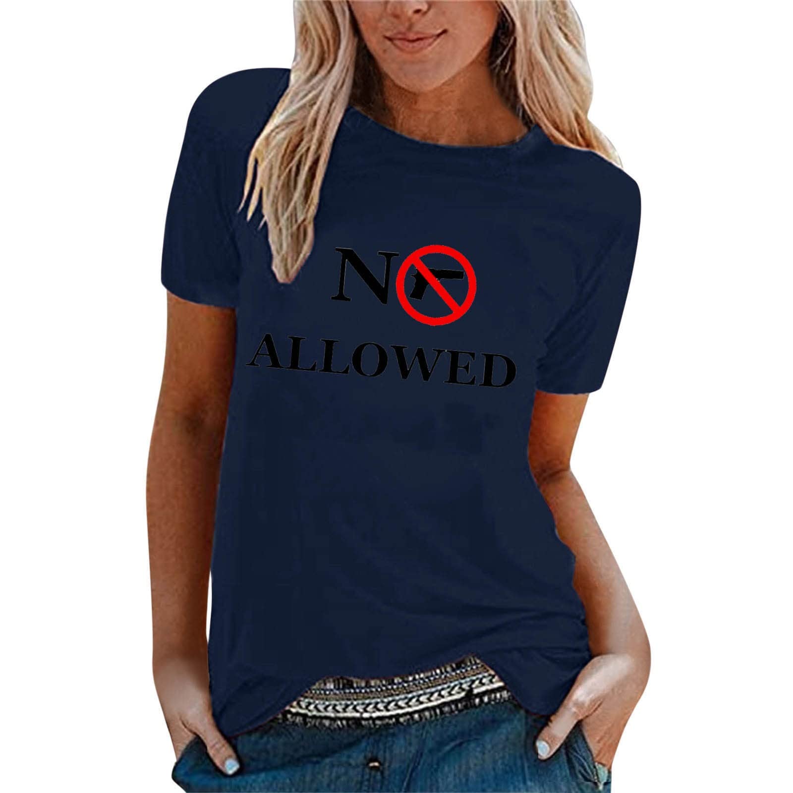 Unisex Casual Prohibited Print Loose Short Sleeve T-Shirt & Bikini Top for Women and Men - Perfect for Beach, Pool, Music Festivals and Streetwear Fashion