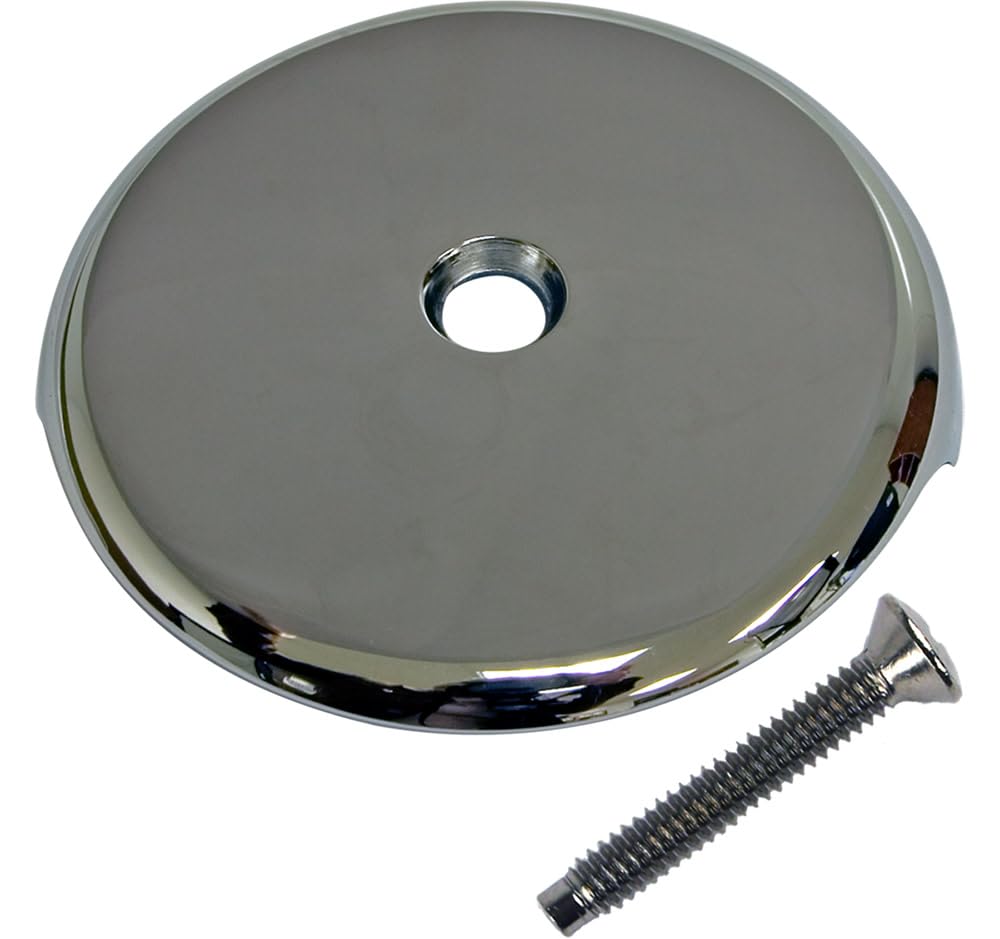 Jones Stephens T05012L Chrome Trip Lever Faceplate - Durable Bathroom Sink Drain Stopper for Easy Water Flow Control