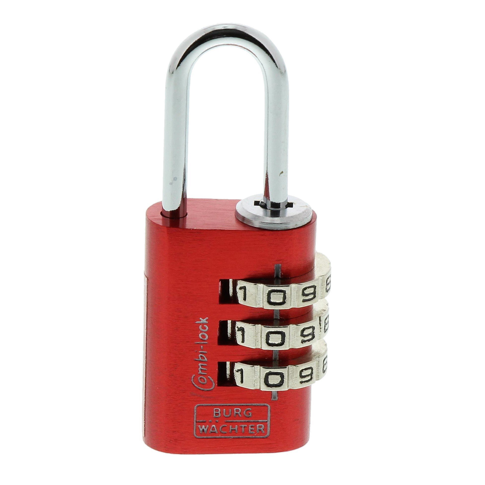 Burg-Wächter Duo 88 Combination Lock Set – 20mm Shackle, High Security Padlock for Lockers, Storage Units & Outdoor Use