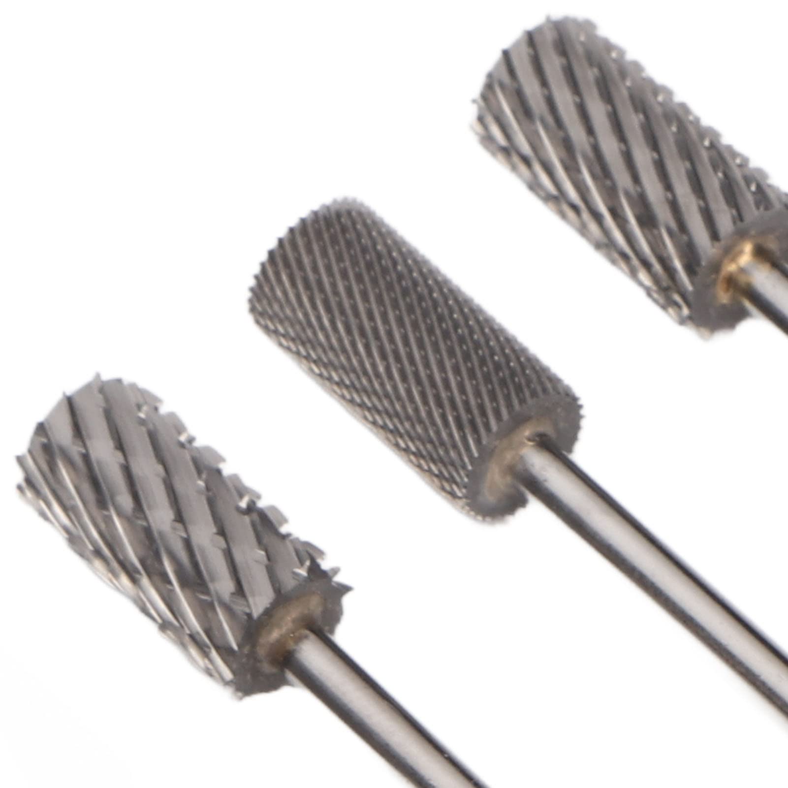 7PCS Professional Nail Drill Bits Set - Flat Top Grinding Bits for Gel Polish Removal, Steel Cylinder Cuticle Remover & Nail File Accessories | Portable Manicure Kit for Home & Salon Use | Perfect for Acrylic Nails, Gel Extensions & Nail Art Preparation