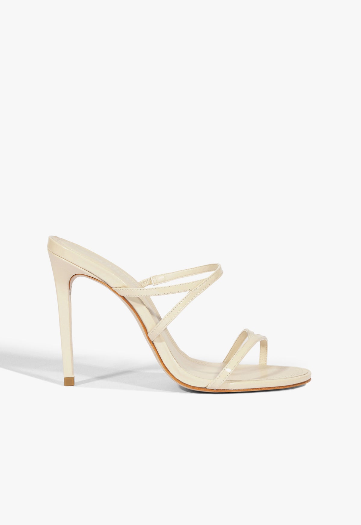 Diana Patent Leather Sandals with 2.5 Inch Heel - Women's High Heel Dress Shoes for Parties, Weddings & Evening Events
