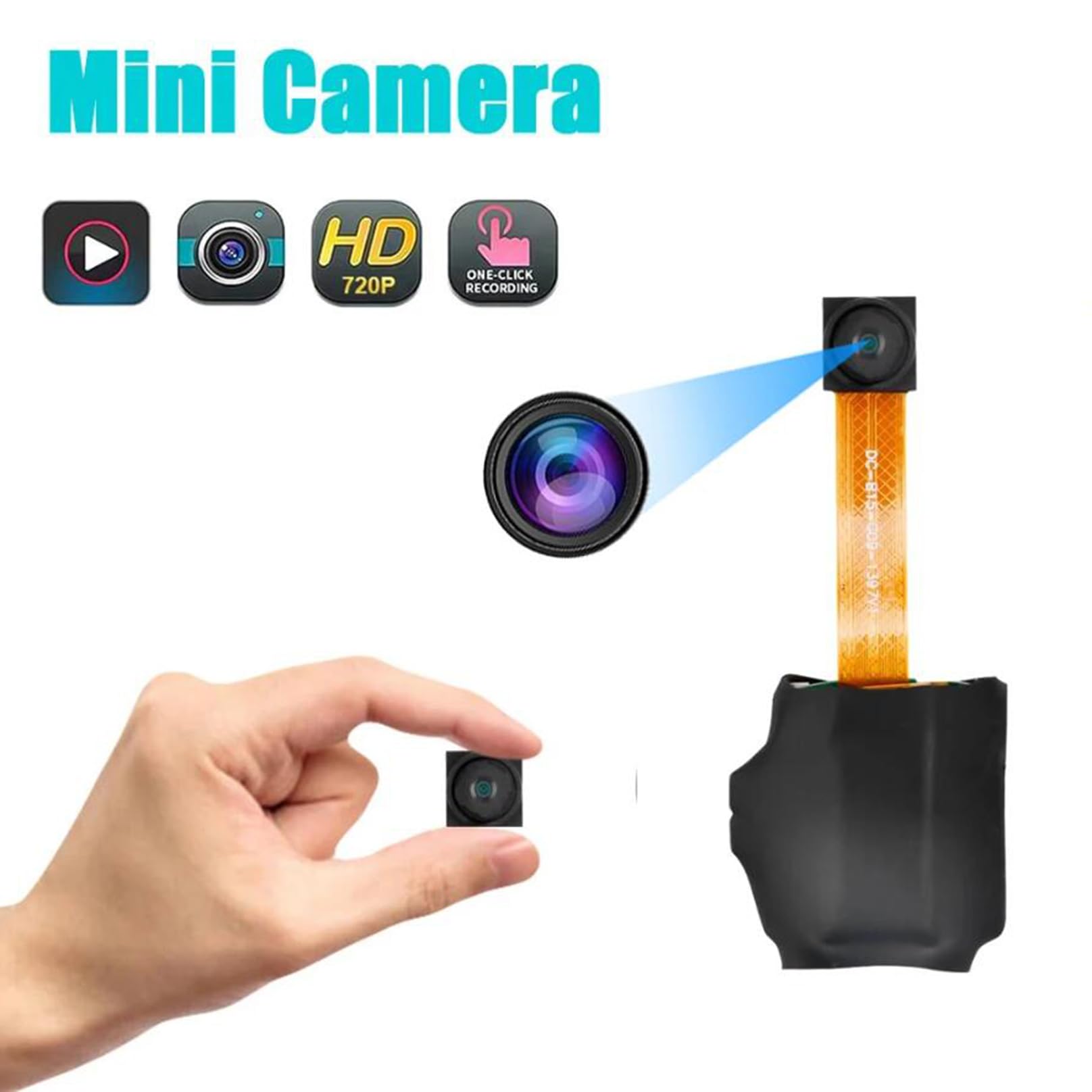 BTURYT HD Mini DIY Camera Module - 3-in-1 Portable Sports Camera for Photo, Video & Audio Recording | Perfect for Action Shots, Vlogging & Outdoor Adventures