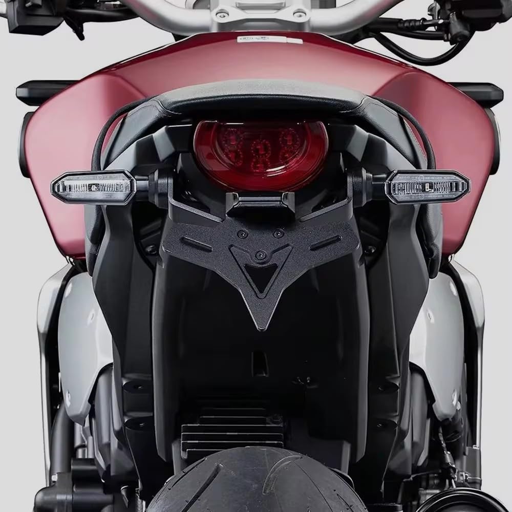 Motorcycle License Plate Bracket Fender Eliminator Kit for Honda CB1000R (2018-2024) - Rear License Plate Holder Tail Tidy | Durable Aluminum Alloy, Easy Installation | Perfect for Street Riding & Custom Bike Builds