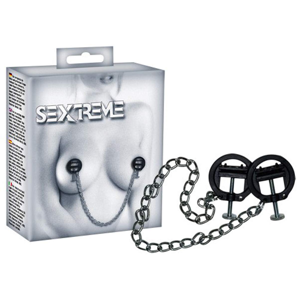 Sensual Nipple Chain Jewelry - Stainless Steel Body Chain for Women, Gothic Body Harness Accessory - Perfect for BDSM, Fetish, and Sensual Wear