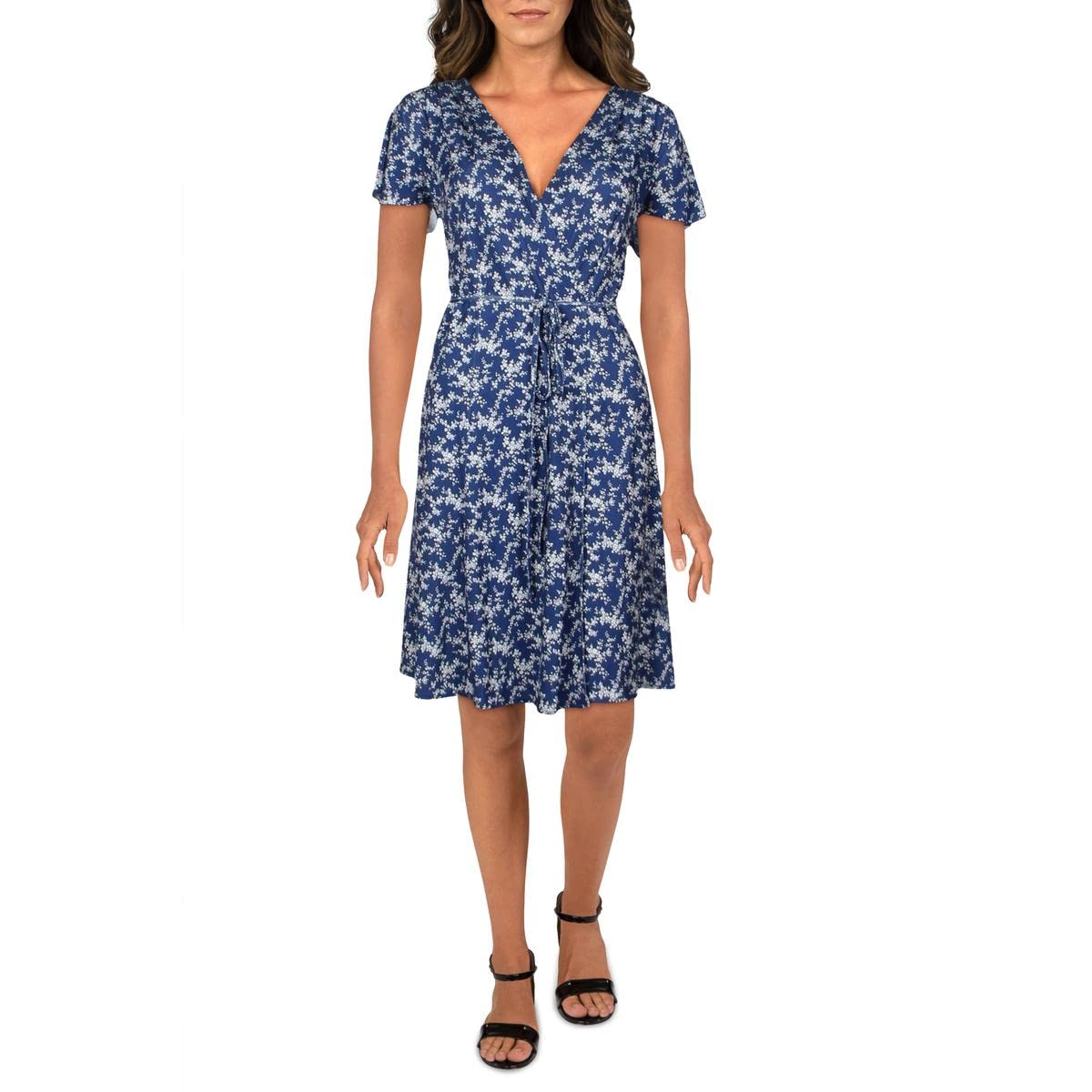 French Connection Jersey Wrap Dress for Women - Perfect for Office & Parties