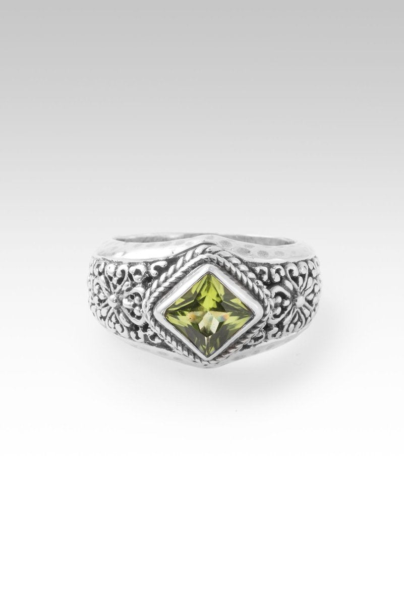 Counting Blessing's Ring II™ in Peridot - Elegant Green Gemstone Jewelry for Women | Perfect for Weddings, Anniversaries & Special Occasions