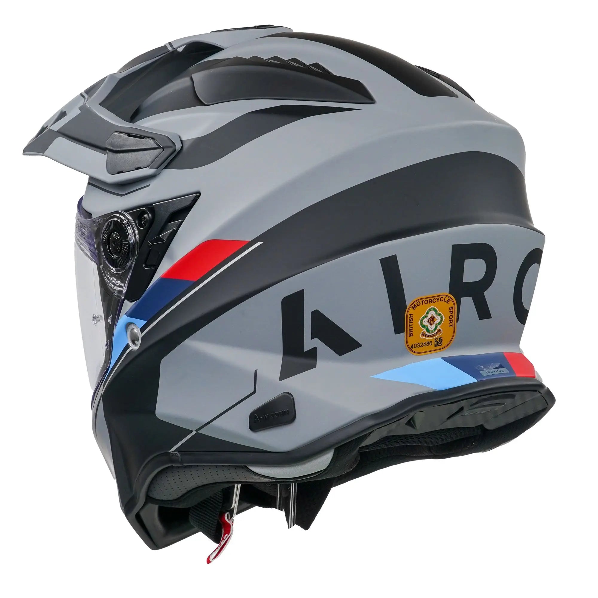 Airoh Commander Adventure Matt Skill Motorcycle Helmet - Lightweight & Durable Off-Road Helmet for Adventure Riding & Enduro Racing