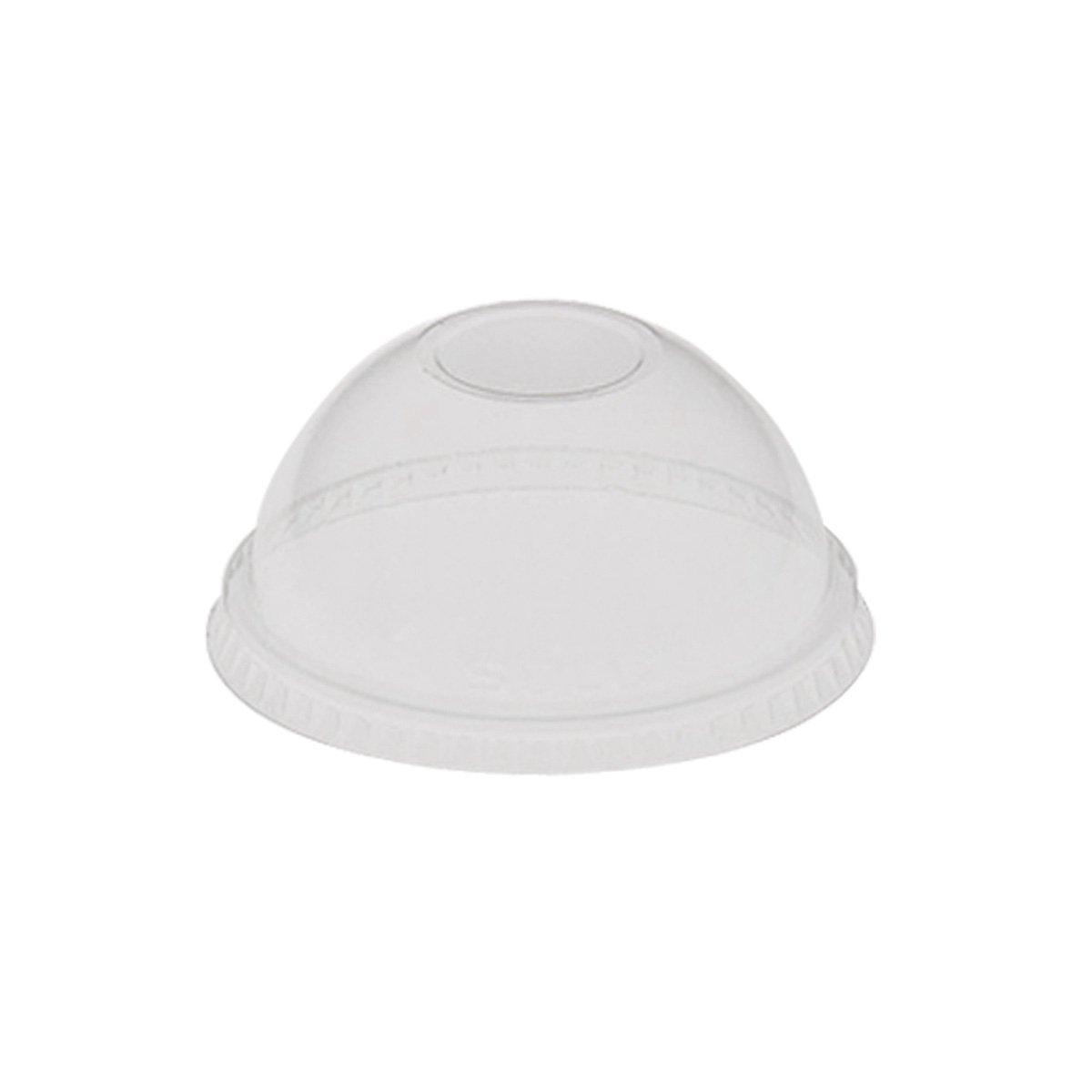 DNR626 Clear PET 626 Dome Lids - No Hole - 1000 Count Case - Perfect for Food Storage Containers, Deli Cups & Takeout Packaging