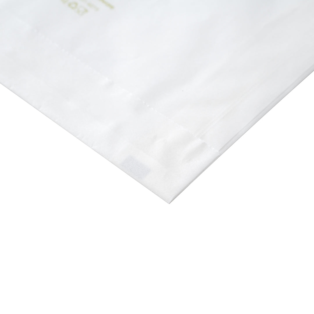 Eco-Friendly White Paper Sandwich & Snack Bags - Silicone Coated, 7