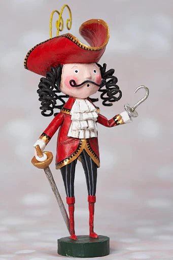 Captain Hook Lori Mitchell Collectible Figurine - Limited Edition Disney Peter Pan Villain Statue - Perfect for Disney Fans, Collectors & Home Decor