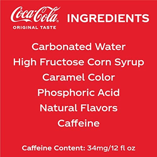 Original Coca Cola Soda, 12 Ounce Cans (Pack of 12) - Perfect for Parties, BBQs, and Office Refreshments