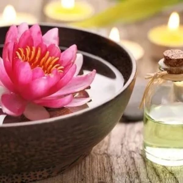 Afroheal 100% Pure Lotus Essential Oil - 3.4 Fl Oz (100ml) for Aromatherapy, Relaxation & Skin Care | Natural Fragrance Oil for Diffusers, Massage & DIY Beauty Products