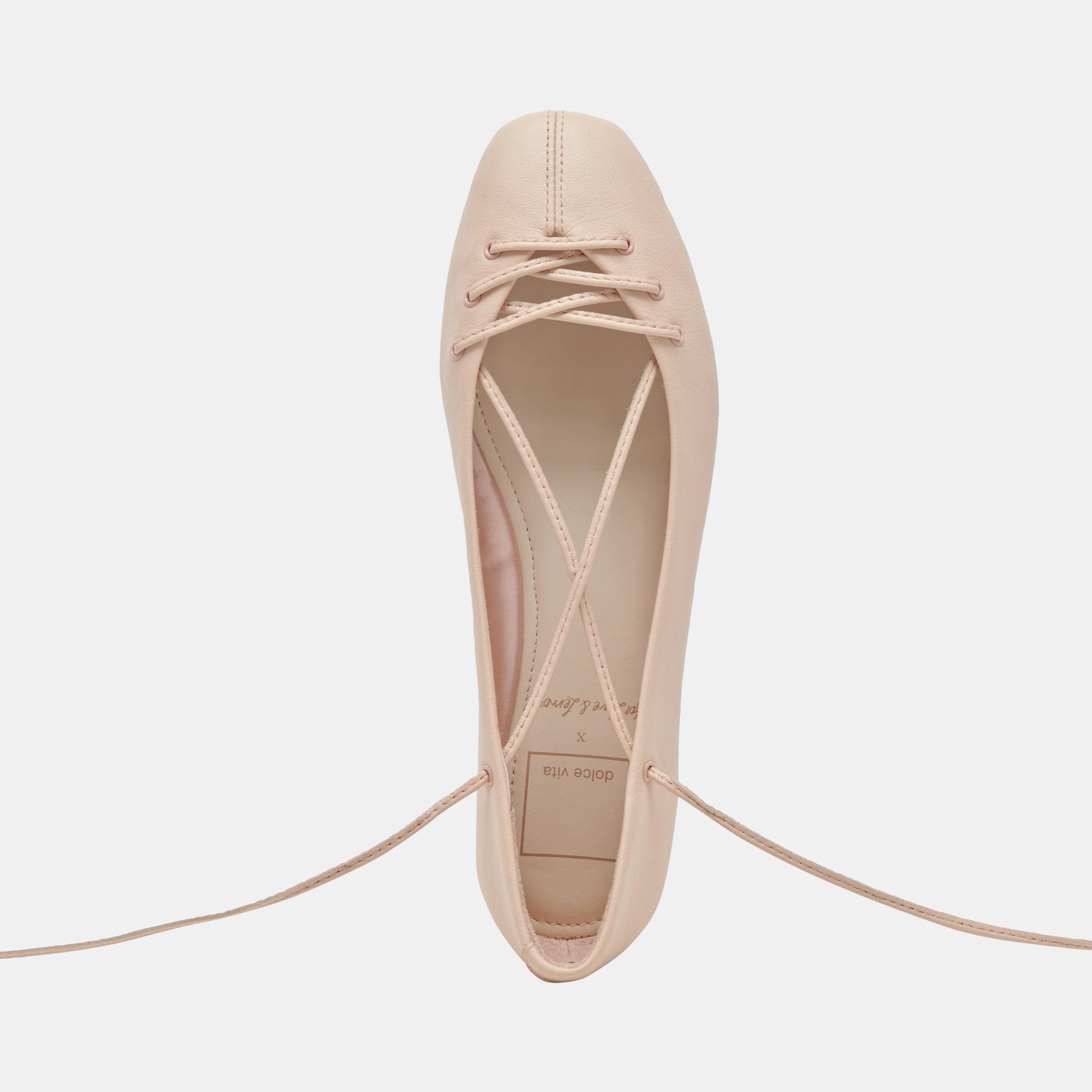 BEATE Women's Light Pink Leather Ballet Flats - Comfortable & Stylish Shoes for Work, Casual Wear & Travel
