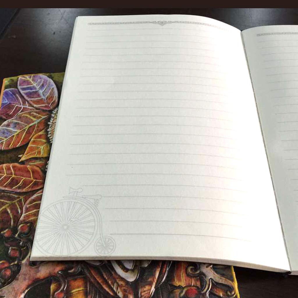 GAOSHA 3D Carving Owl Embossed Notebook - Daily Journal, Travel Planner & Sketchbook for Work, School & Creative Writing | Premium Lined Paper Notebook for Students, Professionals & Artists