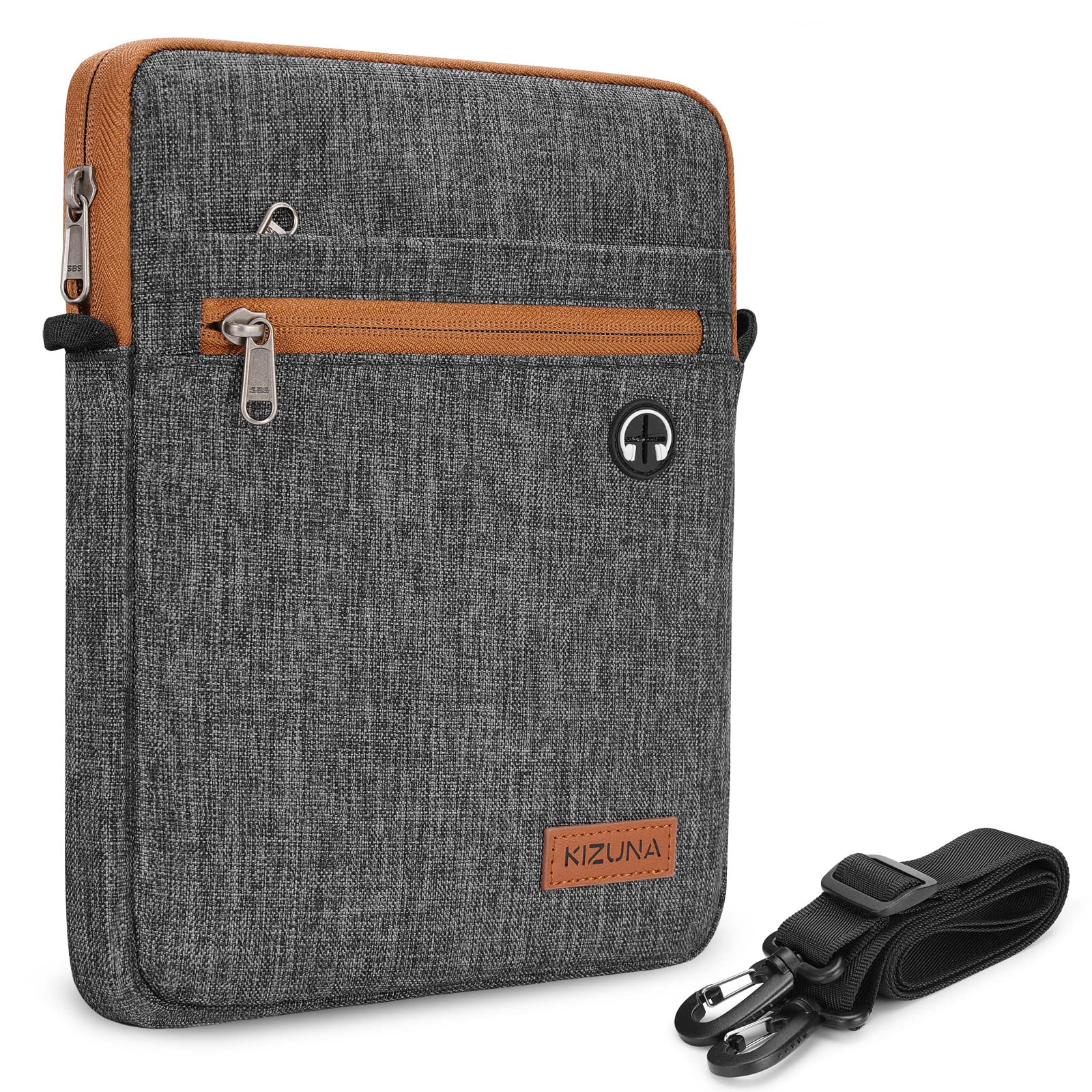 **KIZUNA 10 Inch Tablet Sleeve - Water Resistant Shoulder Messenger Laptop Bag for 9.7