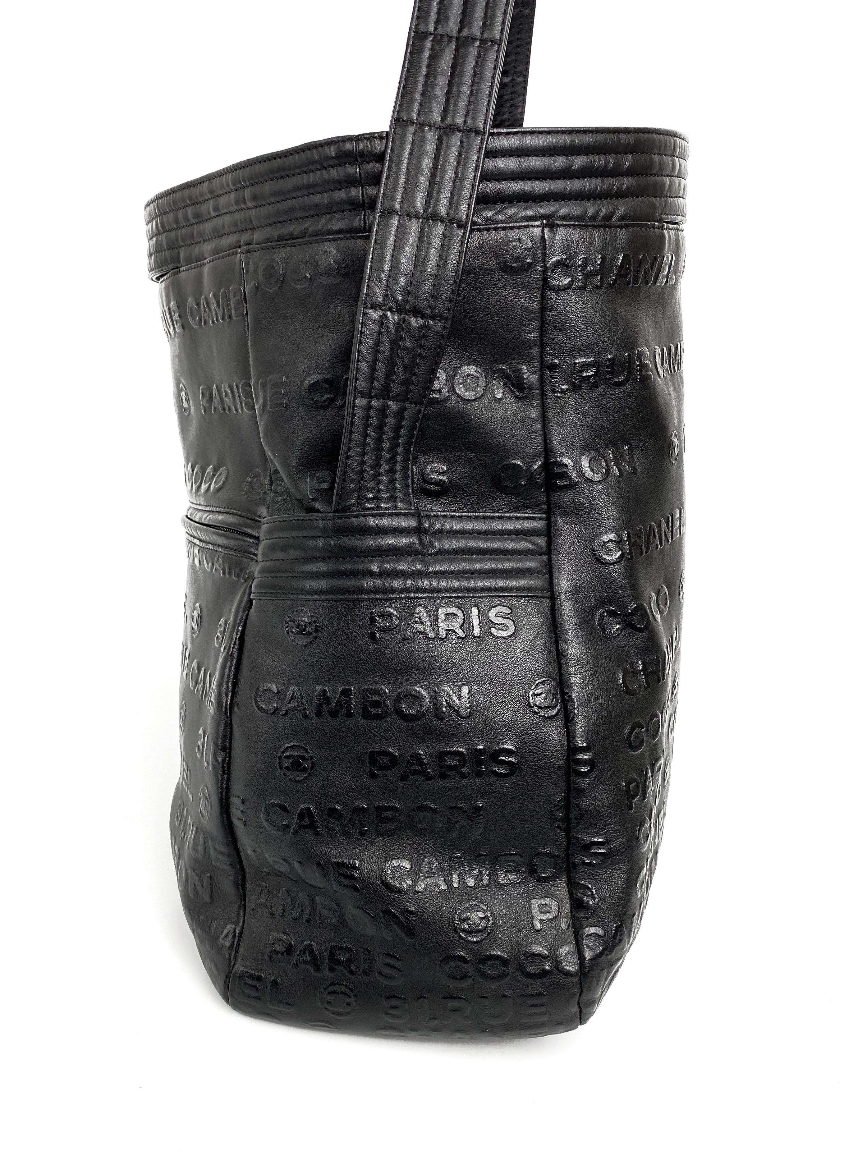 Chanel 31 Rue Cambon Black Leather Tote Bag for Women - Luxury Designer Handbag for Work, Travel & Everyday Use