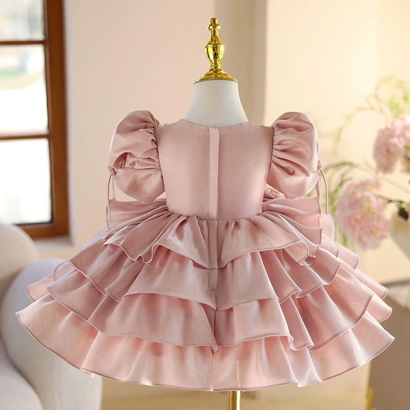 Adorable Pink Princess Birthday Dress for Girls - Perfect for Birthday Parties, Photo Shoots & Special Occasions