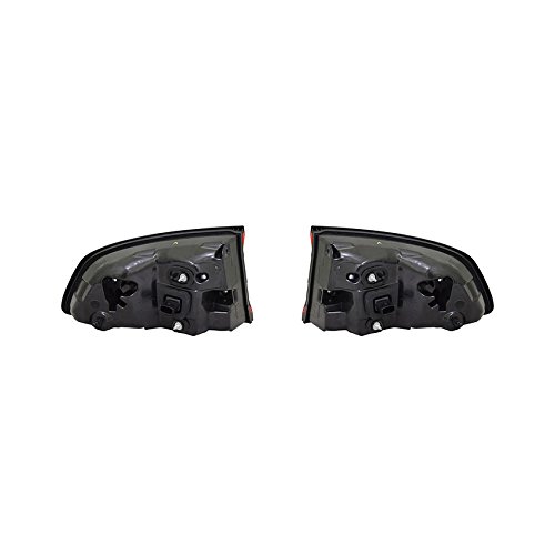 RAREELECTRICAL Replacement Tail Lights Compatible with Dodge Charger 2015-2017 - Direct Fit for Models 68213144AC & CH2800208 - LED Brake Lights for Enhanced Night Visibility - Perfect for Night Driving, Car Upgrades & Automotive Customization
