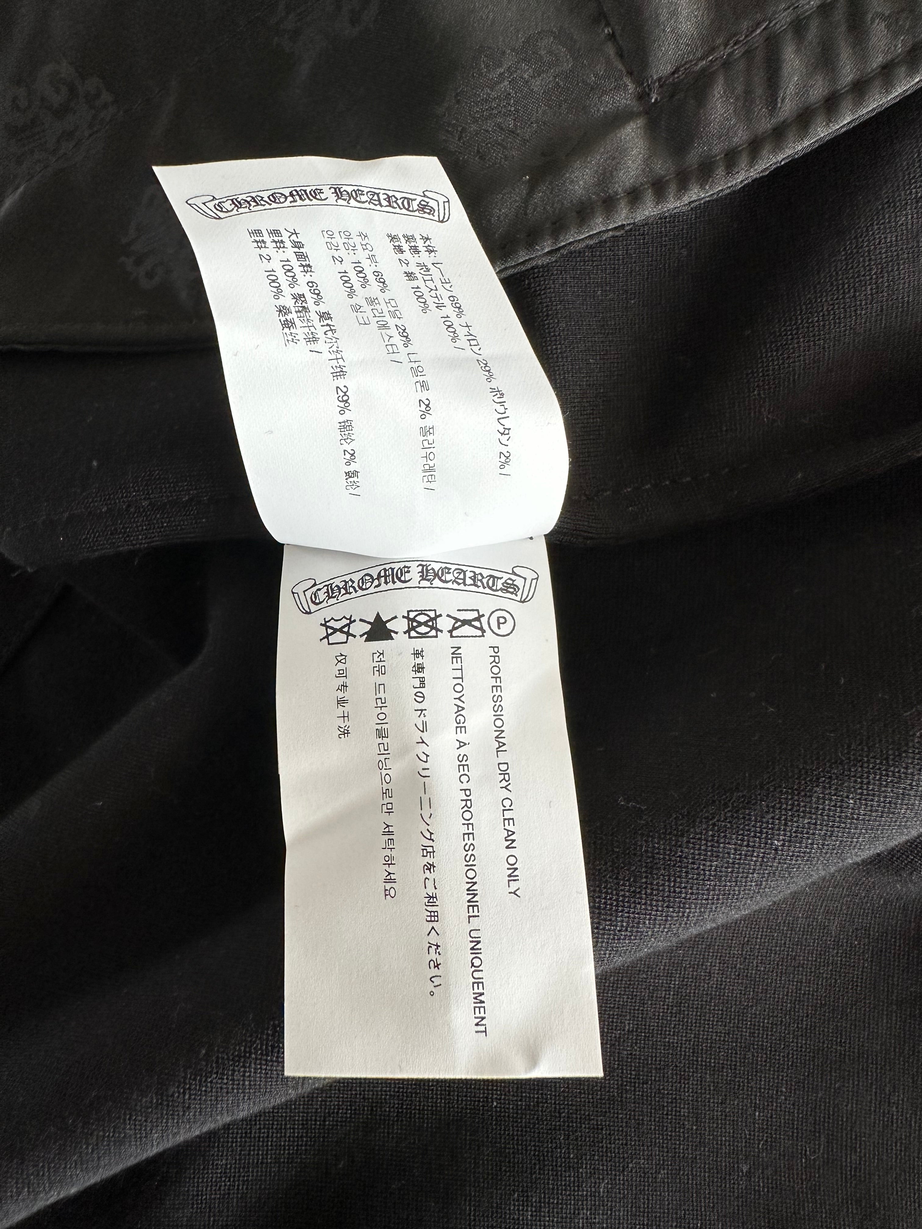 Chrome Hearts Matty Boy Black Chomper Track Jacket - Stylish Streetwear for Men | Perfect for Urban Fashion & Casual Outfits