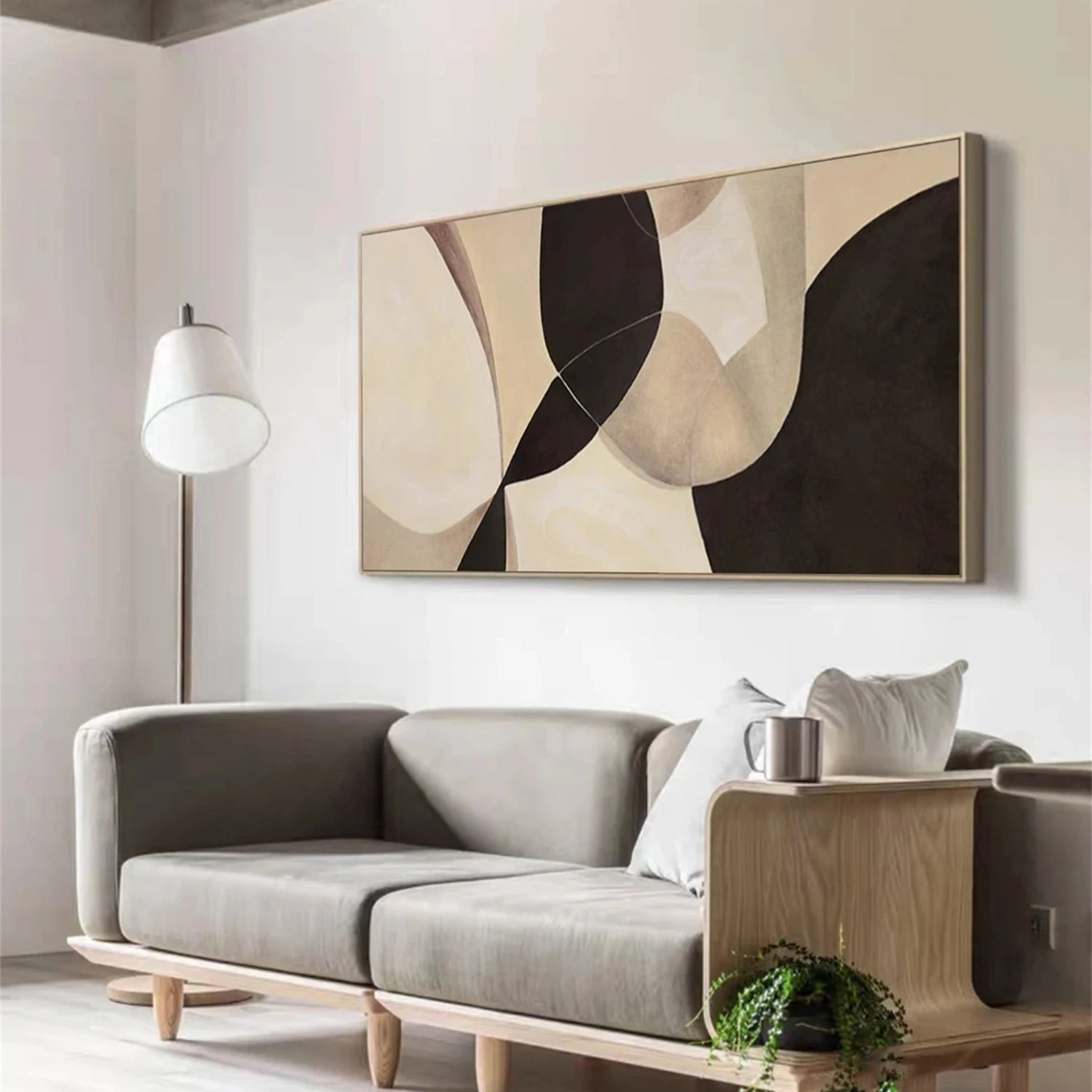 Abstract Tranquility #WS243 - Modern Wall Art Canvas Painting for Home & Office Decor - Perfect for Living Room, Bedroom, and Workspace