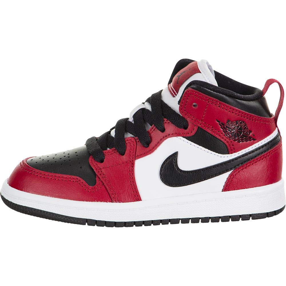 Air Jordan 1 Mid Preschool Shoes for Kids Basketball