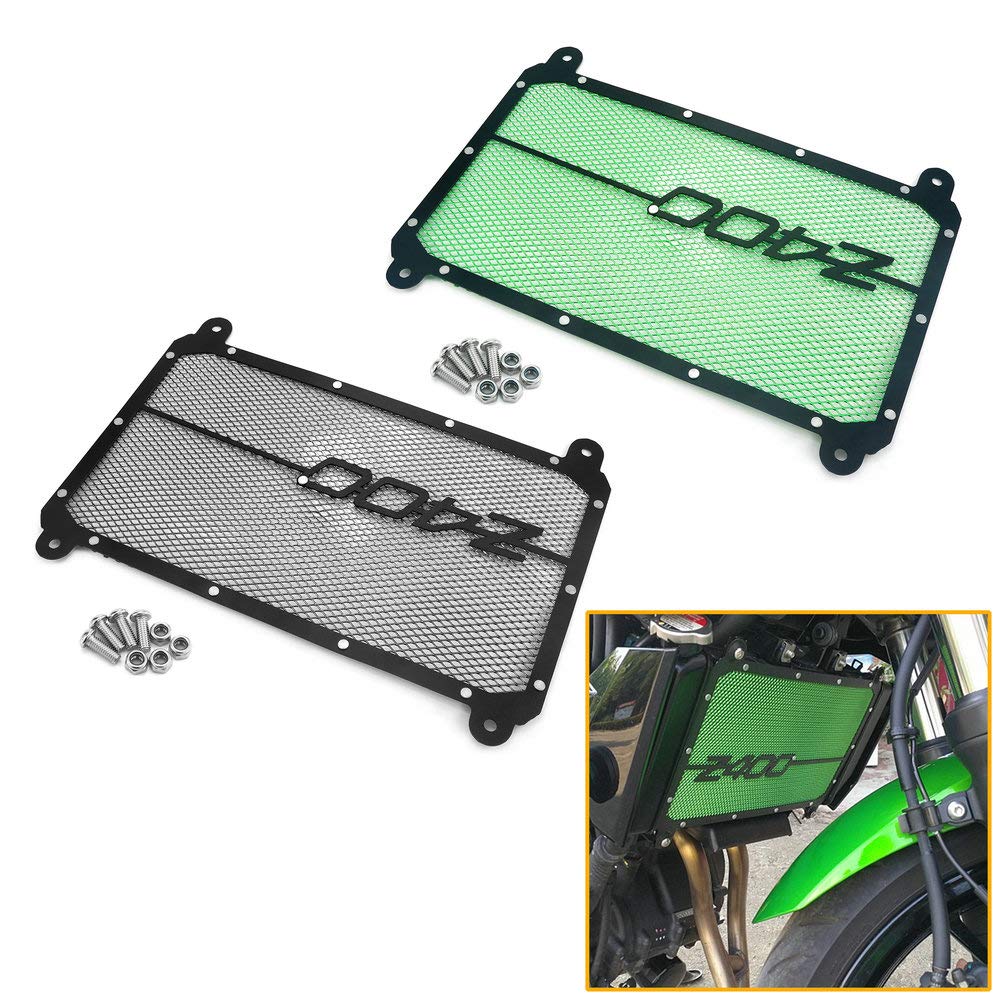 Heinmo Motorcycle Radiator Grille Guard Cover for Kawasaki Z400 (2017-2022) - Durable Protection & Enhanced Cooling - Perfect for Street Riding & Commuting