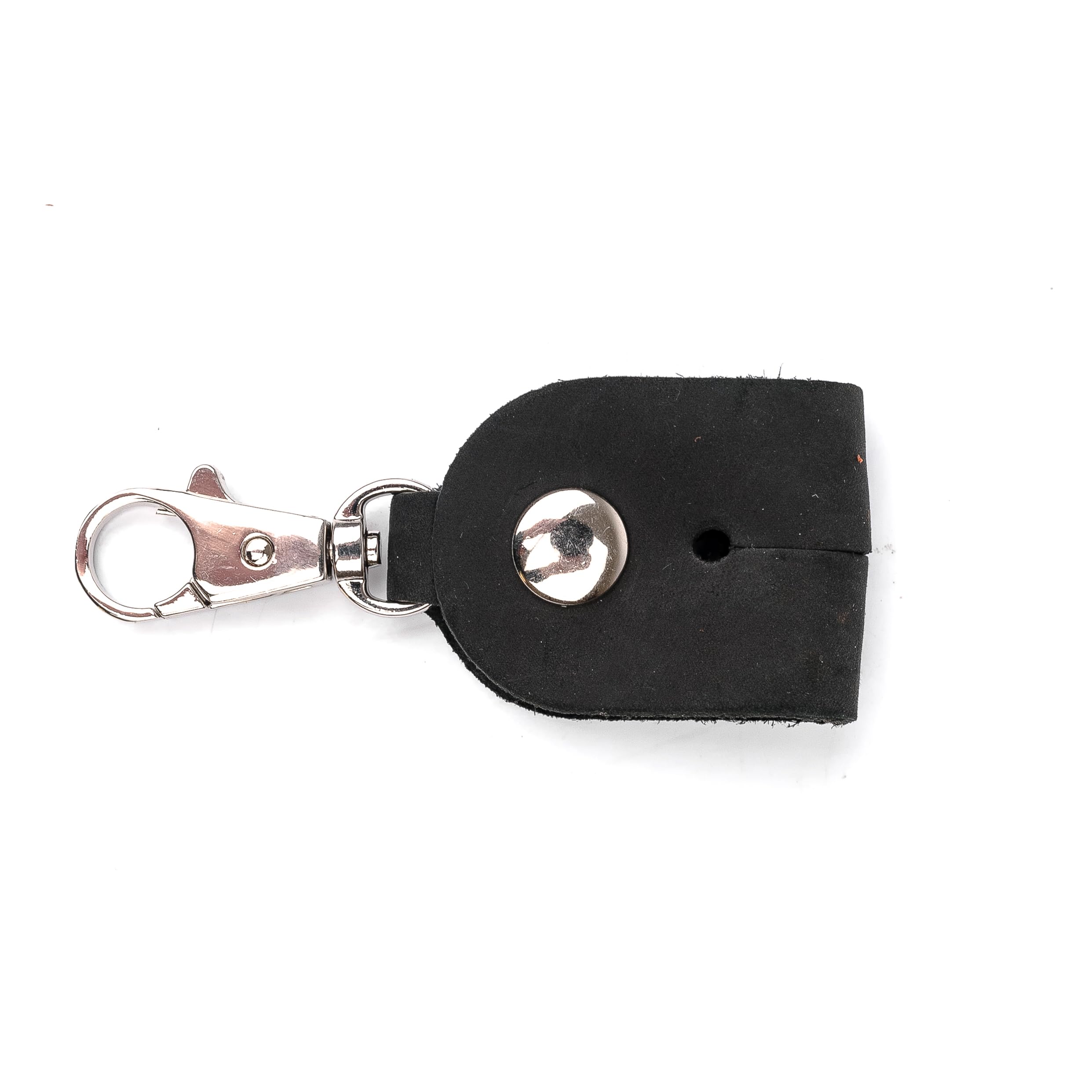 Genuine Crazy Horse Leather Drum Key Holder - Black & Cognac - Premium Drum Accessories for Musicians & Drummers - Perfect for Drum Kits, Practice Sessions & Live Performances