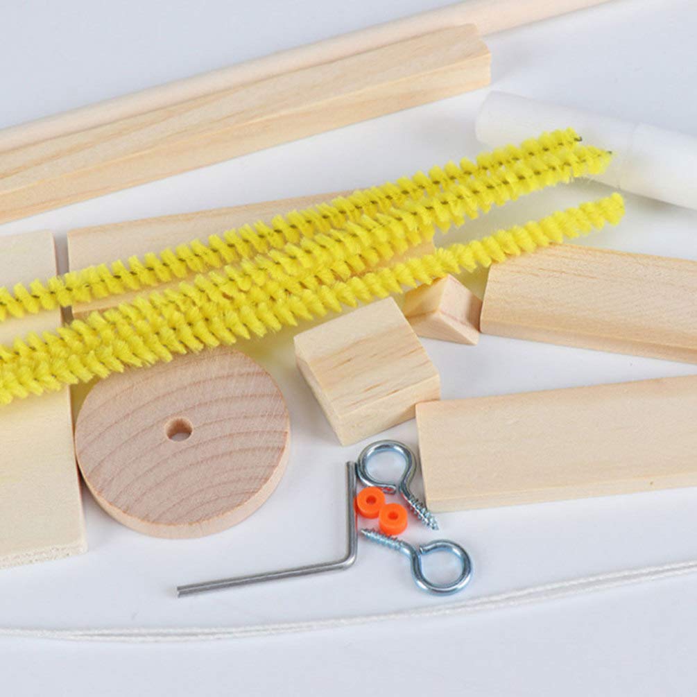 Wooden Balance Scale Toy for Kids - Math Teaching & Science Experiment Tool, Preschool Measurement Learning, STEM Educational Puzzle Game - Perfect for Classroom Activities & Homeschooling
