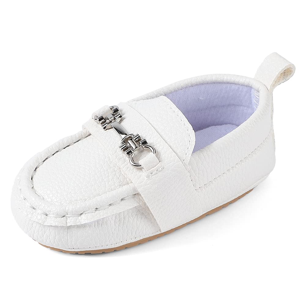 Newborn Boys' Solid Oxford Shoes - Comfortable & Stylish First Walkers for Baby Boys - Perfect for Special Occasions & Everyday Wear