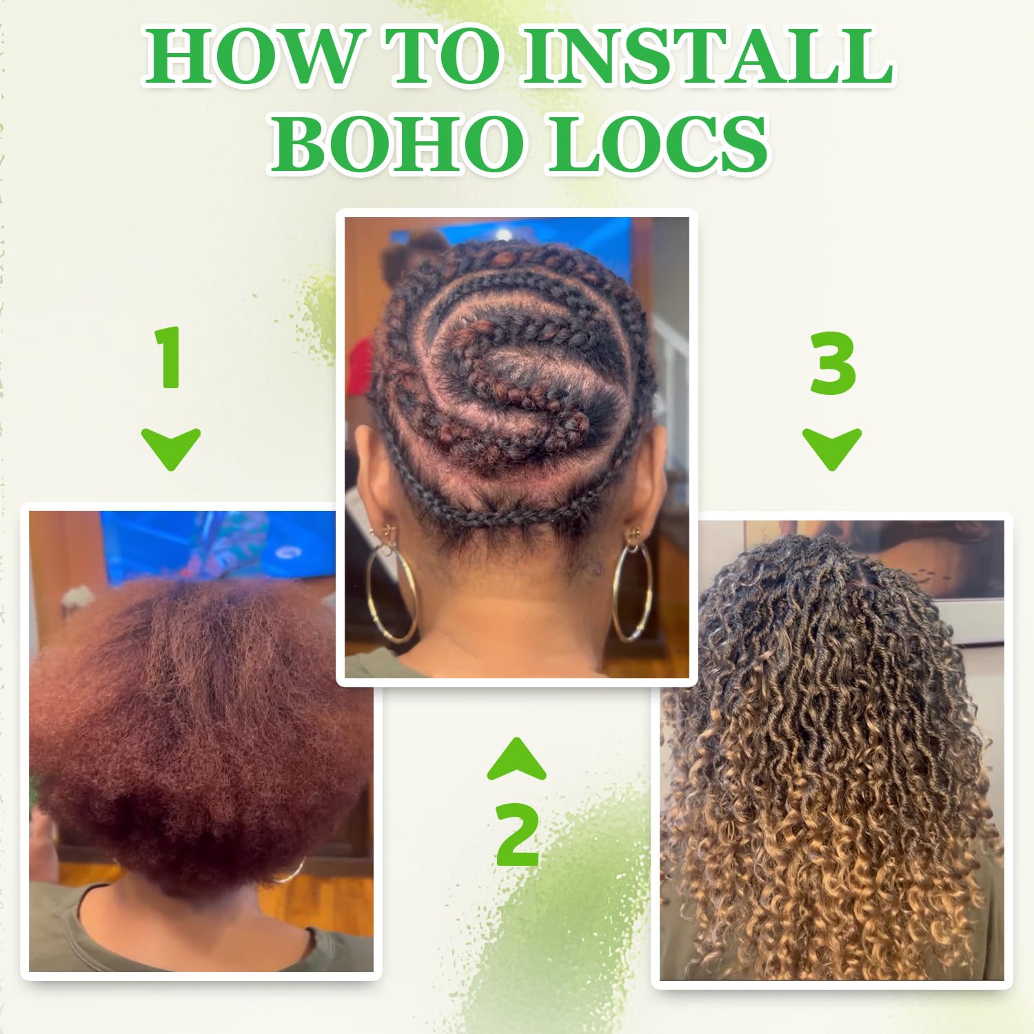 Callia Faux Locs Crochet Hair - 12 Inch 8 Packs Goddess Locs Pre-Looped Crochet Braiding Hair for Black Women (T1B/30/27) with Curly Ends - Perfect for Protective Styles, Natural Hair Care & Everyday Wear