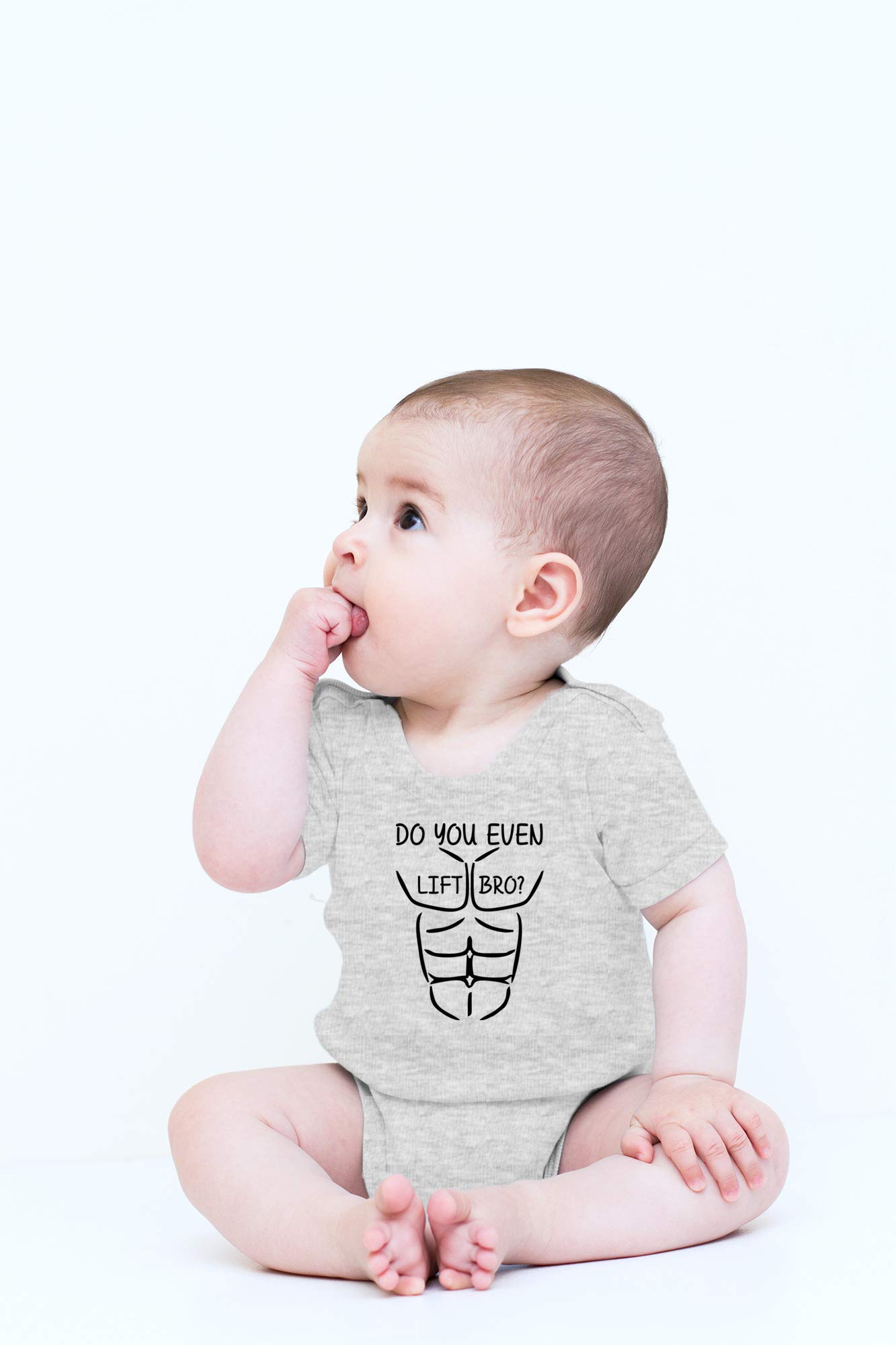 CBTwear Funny 'Do You Even Lift Bro' Baby Bodysuit - Cute Unisex Newborn Clothes for Boys & Girls | Perfect Infant Outfit for Gym Enthusiasts & Funny Parenting Moments