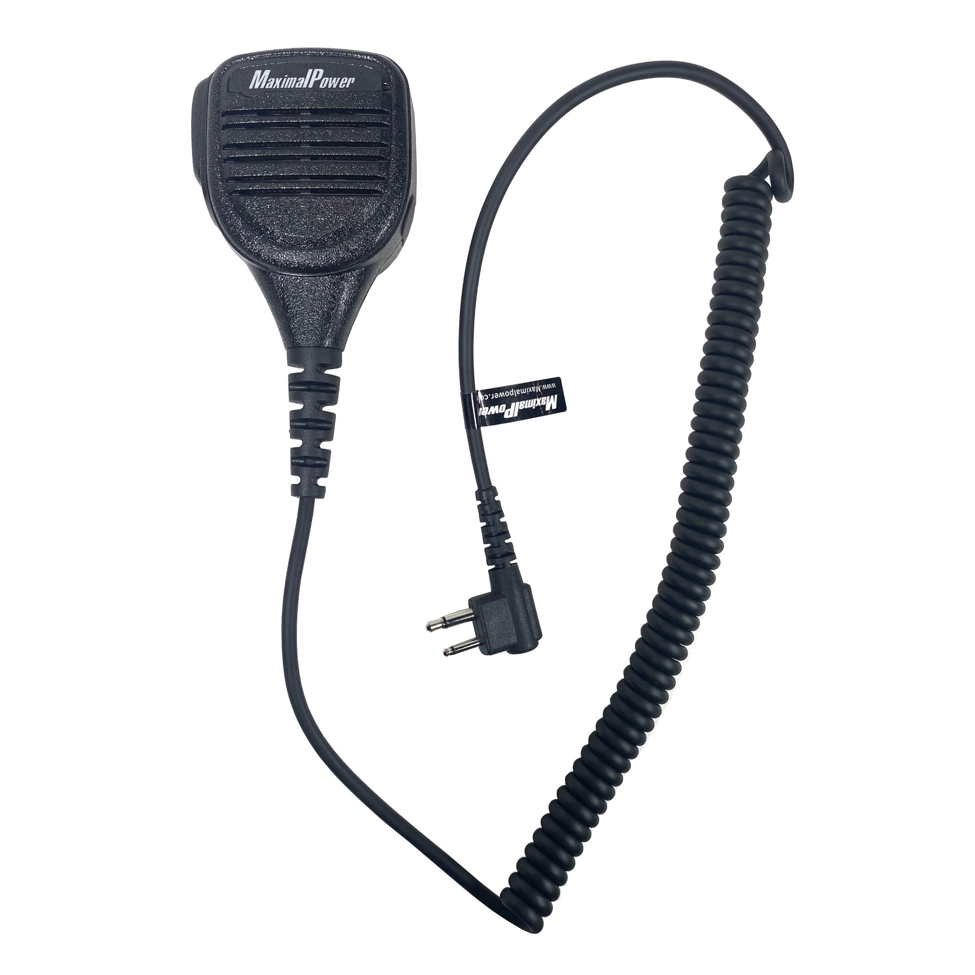 MaximalPower Speaker Mic for Motorola Radios CP100D CP200D CP185 CLS1410 CLS1110 BPR40D RDU4100 RDU4160D RMU2040 RMU2080D - High-Quality Hands-Free Communication for Construction, Security & Outdoor Activities