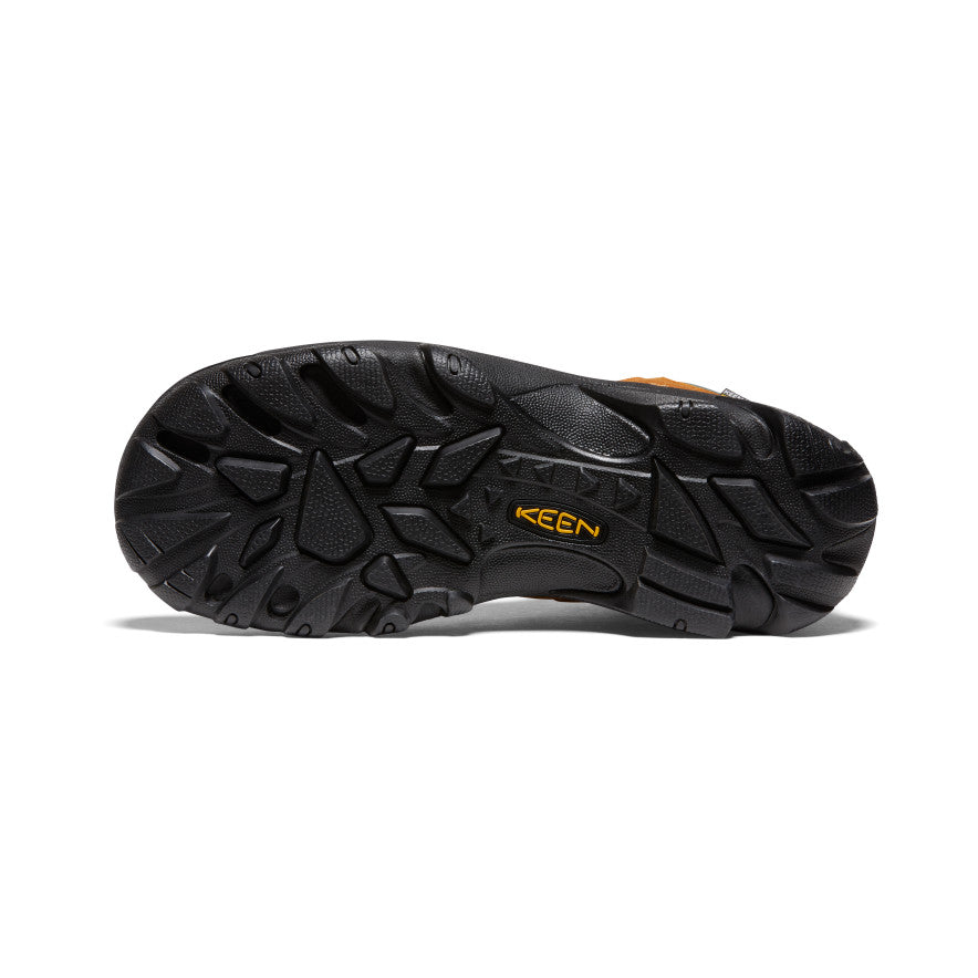 KEEN Men's Pyrenees Waterproof Hiking Boots - Lightweight & Durable for Outdoor Adventures | Maple/Marmalade Color | Perfect for Trail Hiking, Camping & Backpacking