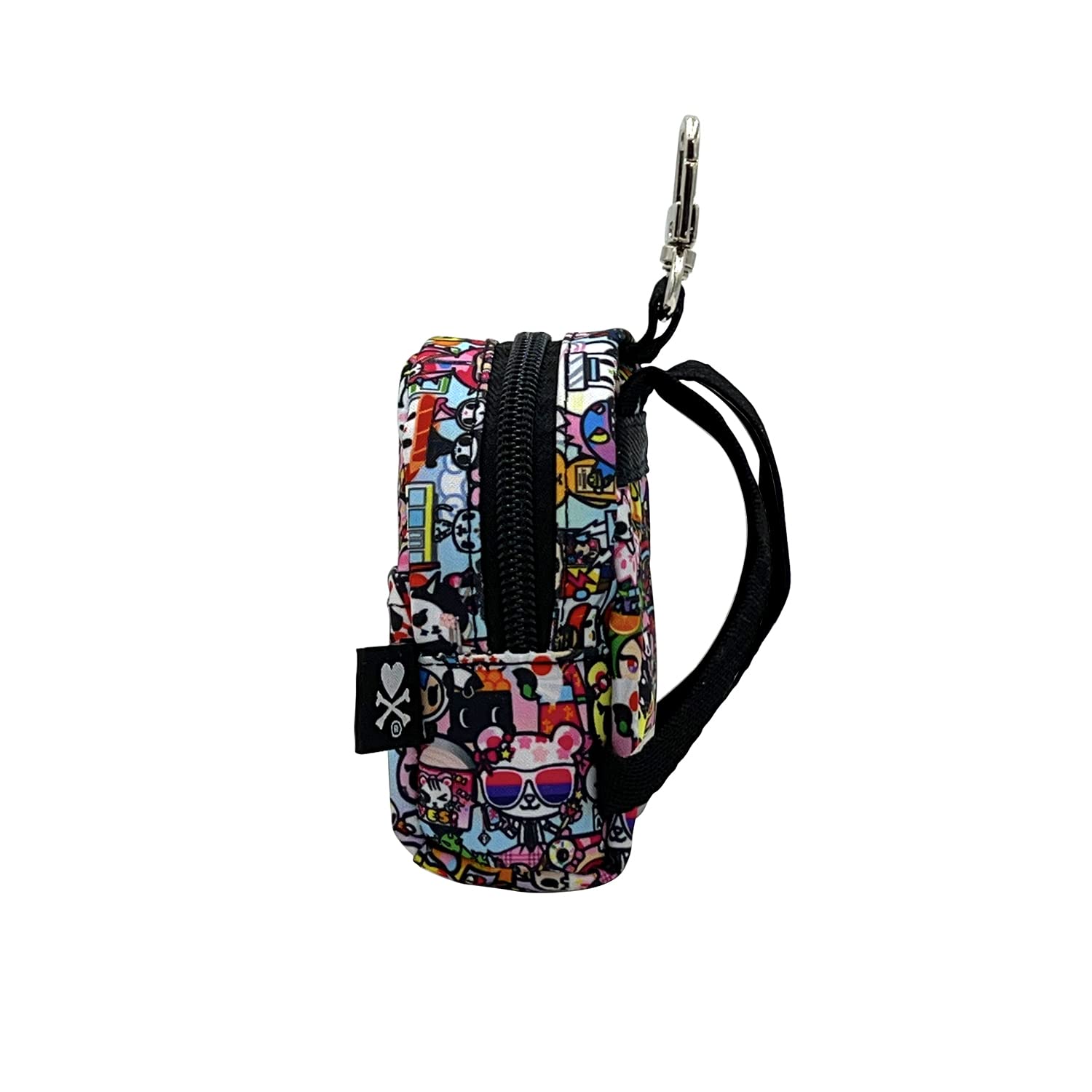 Tokidoki Kawaii Micro Backpack Keychain - Cute Mini Backpack Purse for Girls, Black Small Size | Perfect for School, Travel & Cosplay Accessories