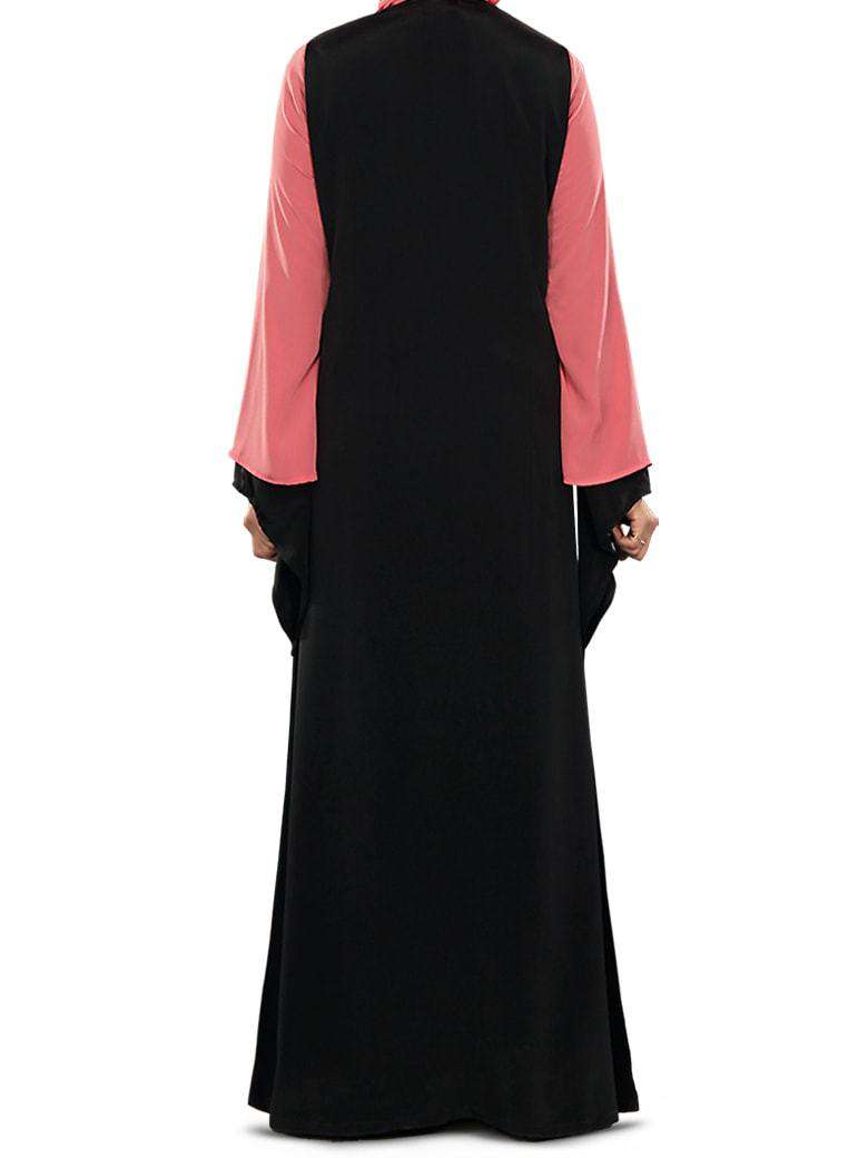Idala Black Casual Abaya for Women - Modest Islamic Dress for Everyday Wear | Perfect for Prayer, Work & Social Occasions