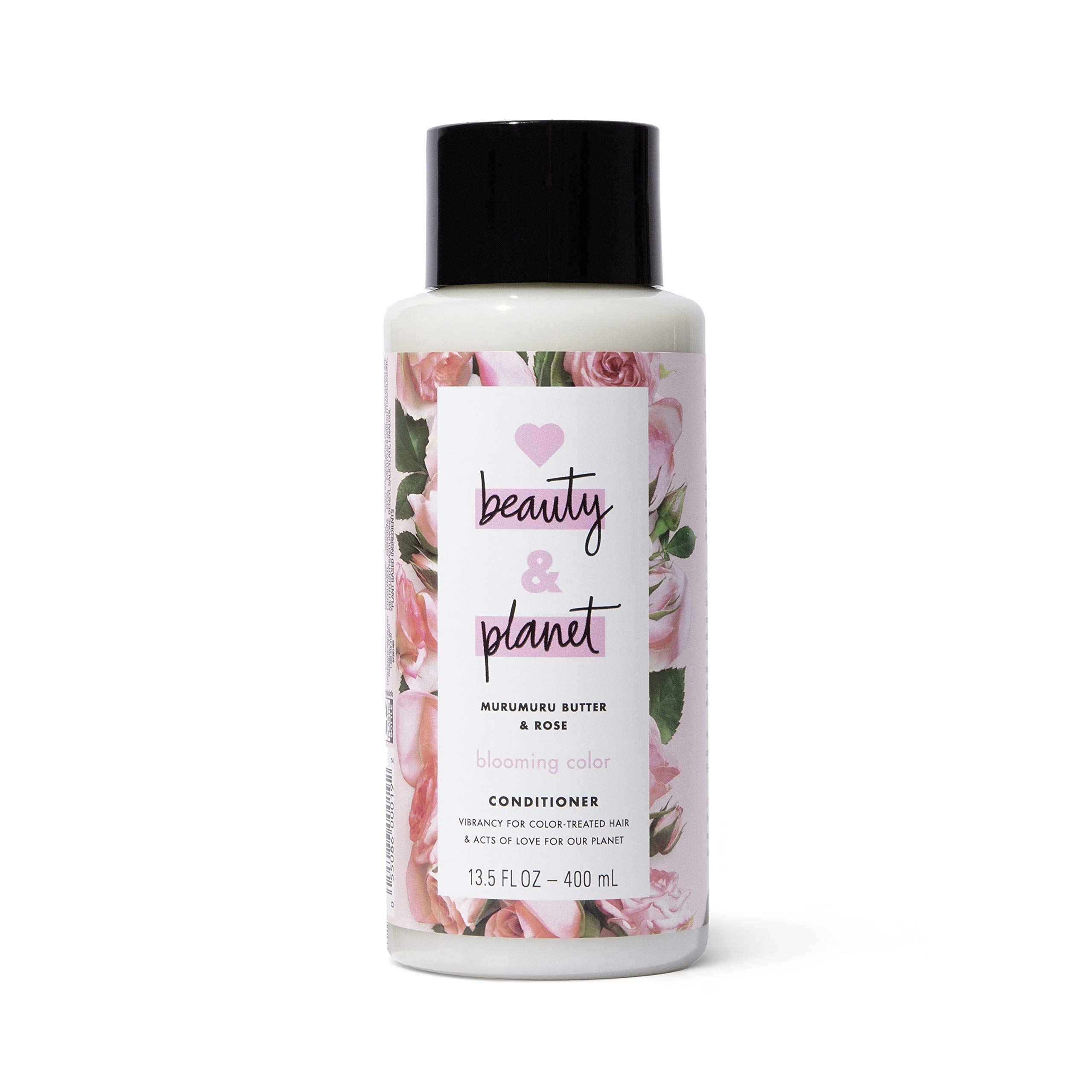 Love Beauty and Planet Blooming Color Conditioner for Color Treated Hair - Murumuru Butter & Rose Scent, 13.5 oz | Hydrating & Vibrant Hair Care for Daily Use & Salon Results at Home